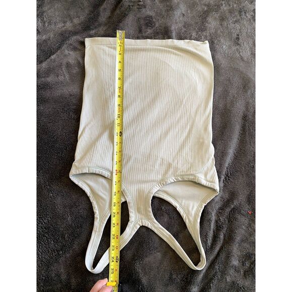 Lululemon Ebb To Street Tank - Ribbed Mint Green Tank Blouse, Size 8 - Picture 5 of 10